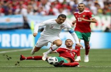 البرتغال تتخطى المغرب بهدف لكرستيانو رونالدو