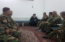 المرجعية تستقبل جنودا من الجيش العراقي (صور+فيديو)