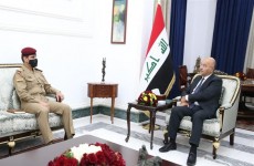 صالح يؤكد لرئيس أركان الجيش ضرورة تعزيز قدرات أجهزة الأمن لمواجهة التحديات
