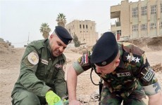 معالجة "قنبلة طائرة" من مخلفات داعش في نينوى