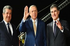 الرئيس التركي يصل الى أربيل