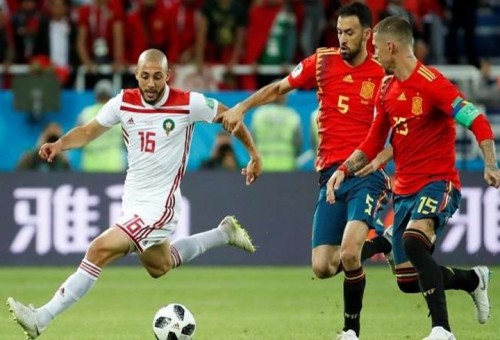 الاتحاد الدولي لكرة القدم يغرم المنتخب المغربي ويوجه إنذارلاحد لاعبيه بعد مباراة إسبانيا