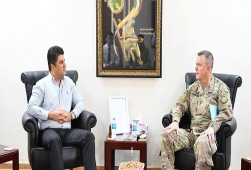 مسؤول أمني كردي يبحث مع قائد التحالف الدولي الملف الامني في المناطق المتنازع عليها بين بغداد واربيل.