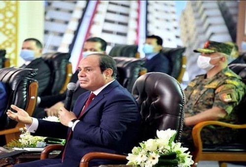 السيسي  يجدد تحذيره من انتشار الفوضى في مصر