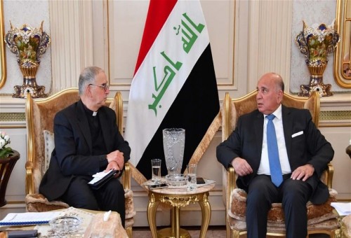وزير الخارجية يدعو إلى إنشاء مركز لحوار الأديان في العراق