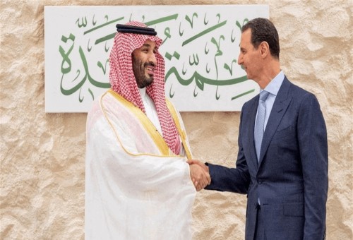 ما هي الرسالة التي بعثتها السعودية لأمريكا عند احتضان سوريا؟